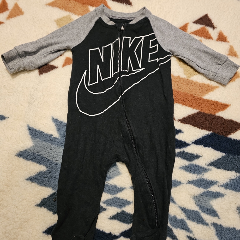 Nike Black and Gray Kids One Piece